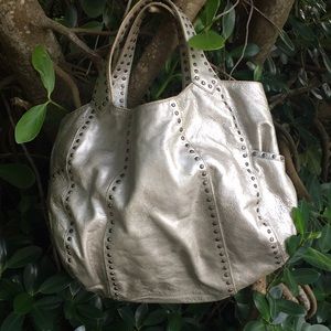 Leather handbag